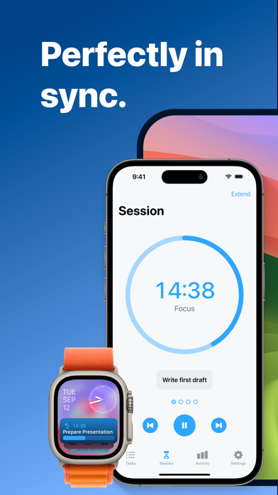 Focus - Timer for Productivity screenshot 3